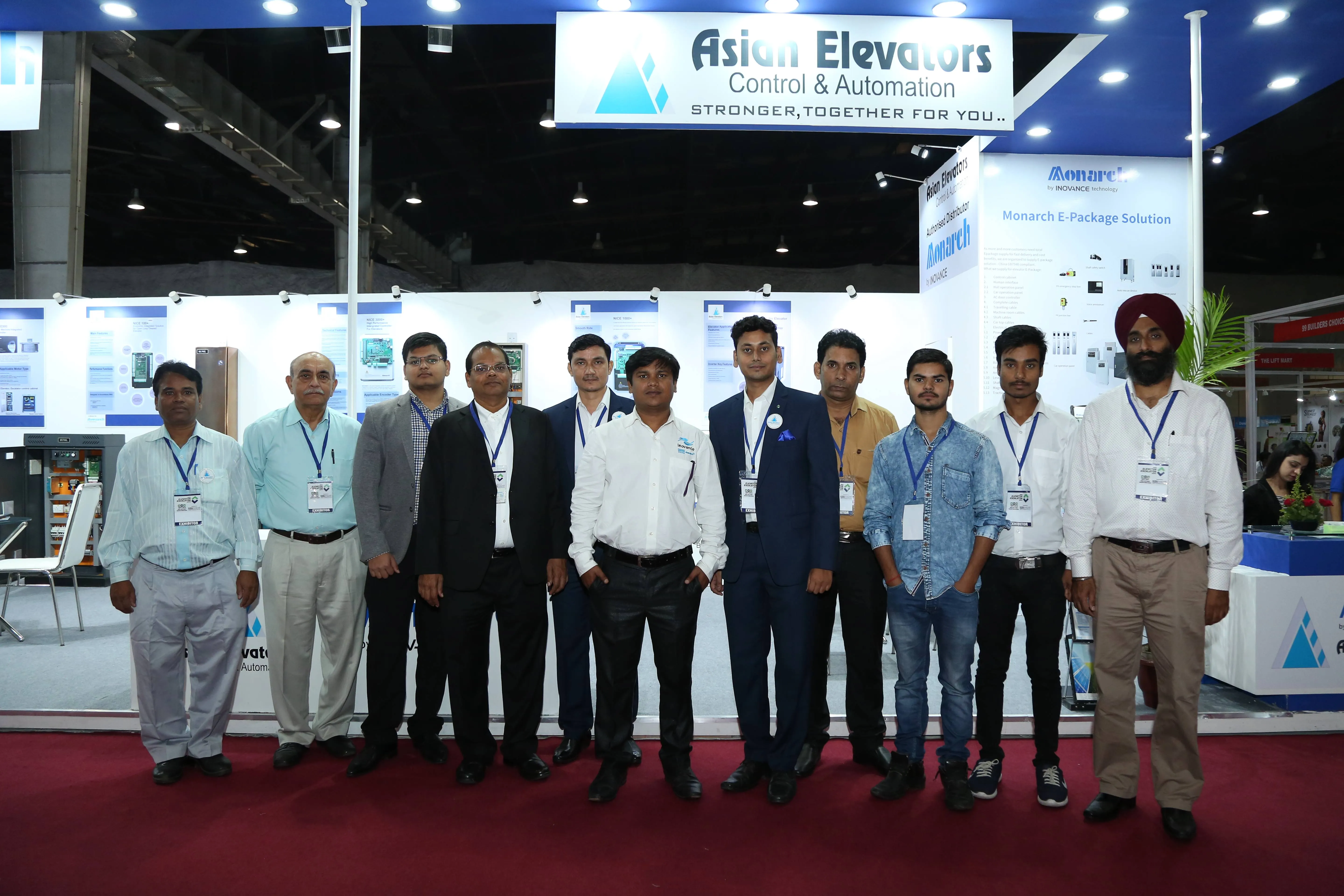 Team at Elevator Exhibition